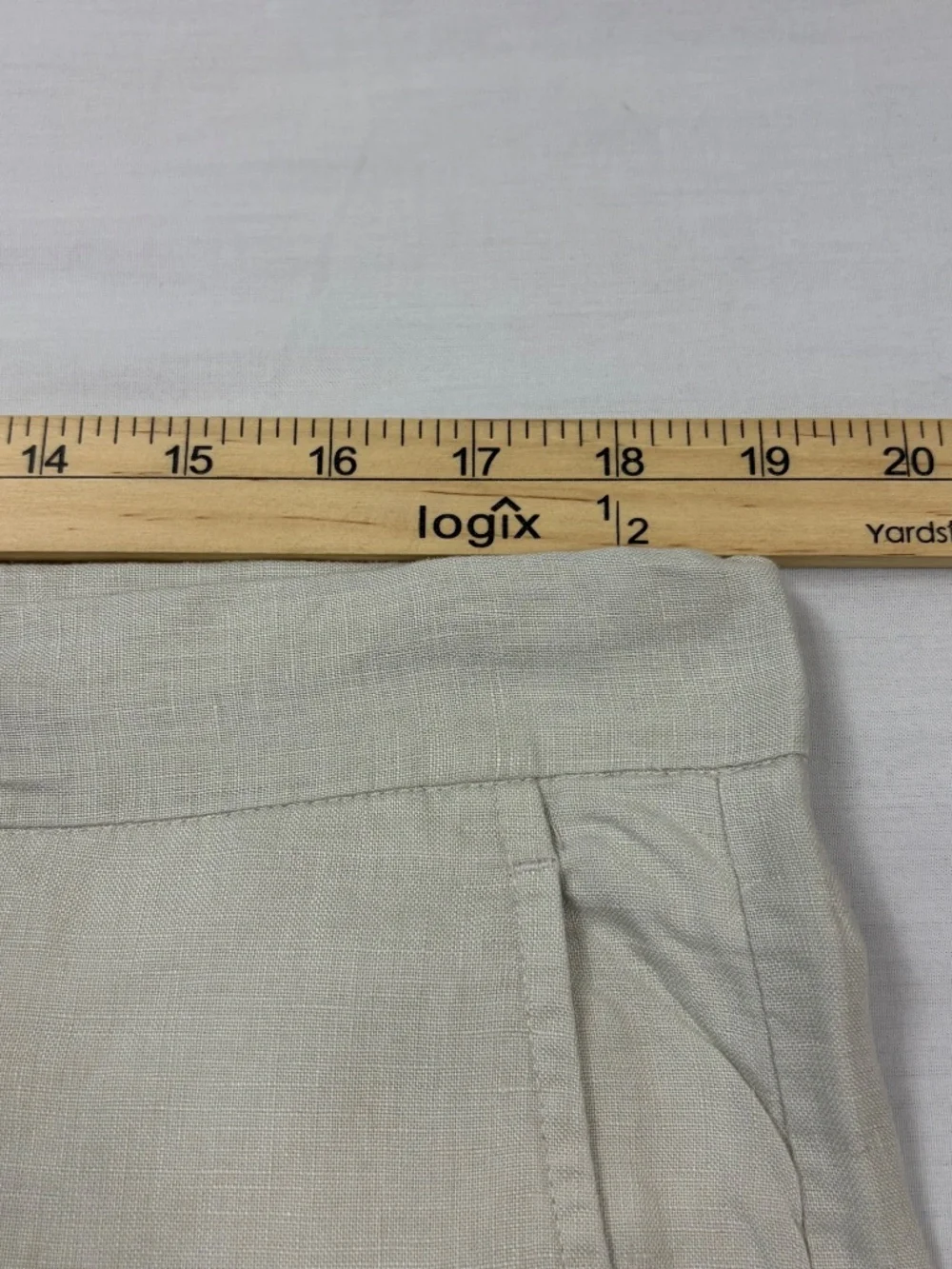 Kenneth Cole New York Vintage Y2K Mens 100% Linen Pants Beige 38x32 Size L